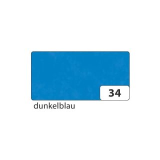 FOLIA 88120-34  - Transparentpapier dunkelblau  Rolle 70 x 100 cm 42 g
