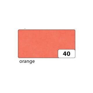 FOLIA 88120-40  - Transparentpapier orange  Rolle 70 x 100 cm 42 g