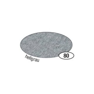 FOLIA 520480 20x30cm - Bastelfilz hellgrau
