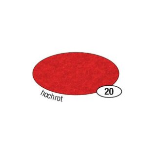 FOLIA 520420 20x30cm - Bastelfilz hochrot