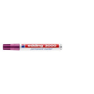 EDDING 3000-020 1,5-3mm - Permanentmarker rotviolett