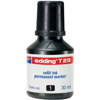 EDDING T25-001 - Nachfülltusche 30ml schwarz