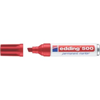 EDDING 500-002 2-7mm - Permanentmarker rot X