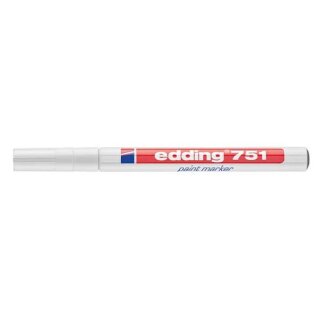 EDDING 751 Lackmalstift weiß 1-2 mm