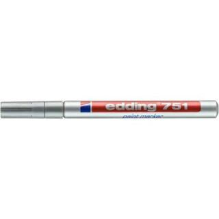 EDDING 751-054 1-2 mm - Lackmalstift silber