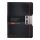 HERLITZ  PP myBook - Notizheft A4 2 x 40 Blatt kariert und liniert schwarz Notizbuch