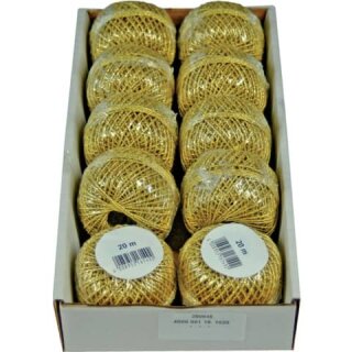Cordonettkordel 1mmx20m gold LS28