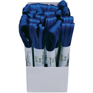 GOLDINA 1972 03 35 2003 - Doppelsatinband 3mmx3m d.blau