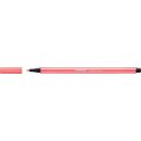 STABILO 68-040 Faserschreiber Pen neonrot