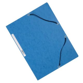 Q-CONNECT KF02167 - Gummizugmappe A4 Karton blau