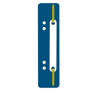 Q-CONNECT Heftstreifen aus Kunststoff 34 x 150 mm 25 Stück dunkelblau