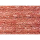 Faller H0 170613 Mauerplatte, Sandstein, rot, 250 x 125 mm