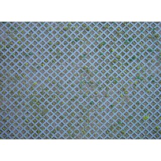 Faller H0 170625 Mauerplatte, Rasengitterstein, 250 x 125 mm