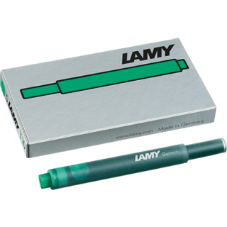 LAMY Tintenpatronen 5 Stück T10 grün X