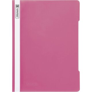 Brunnen Schnellhefter A4 PP eosin/pink/rosa