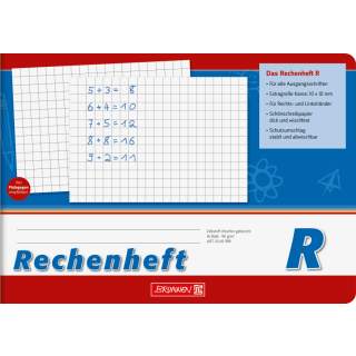 Brunnen Rechenheft A5 quer Lineatur R 16 Blatt X