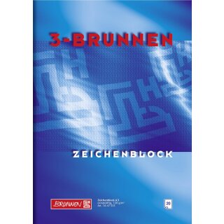 Brunnen Zeichenblock A3 20Bl 120g