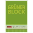 Brunnen Briefblock A5 "Grüner Block" kariert