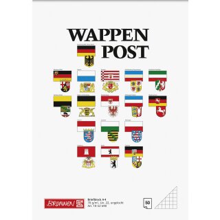 Brunnen Briefblock A4 70g Wappen kar