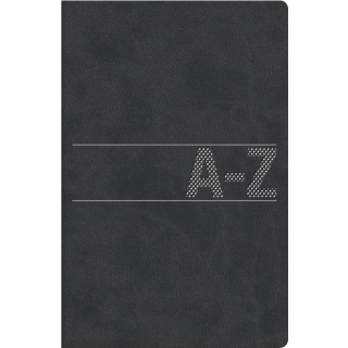 Brunnen Adressbuch mit A-Z Register, 10 x 14 cm schwarz Virando