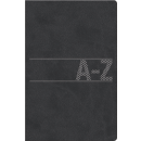Brunnen Adressbuch mit A-Z Register, 10 x 14 cm schwarz...