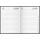 Brunnen Adressbuch mit A-Z Register, 10 x 14 cm schwarz Virando