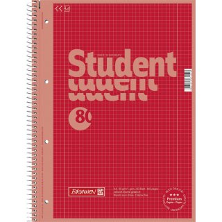 Brunnen Collegebl A4 Lin28 red