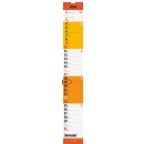 Brunnen Streifenkalender 2026 - 13 x 91cm - 1 Seite = 1 Monat