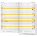 Brunnen Faltkalender Einlage 2025 9 x 15 cm, 2 Seiten = 1...