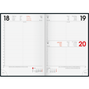 Brunnen 107956090 Buchkalender 2025 - A5, 1 Seite = 1 Tag, Sa. + So. auf einer Seite