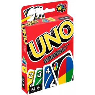 Mattel Kartenspiel - UNO - 112 Karten inkl. Spielregeln - Kultspiel