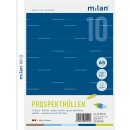 Milan 10 Prospekthüllen A5 60µ transparent