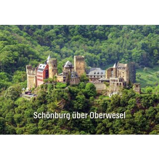 Kühlschrankmagnet Schönburg über Oberwesel