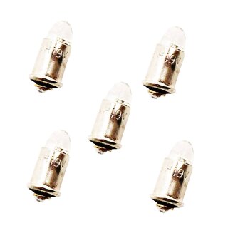 5x LED Ersatz-Glühlampe 16-22V warmweiß AC/DC MS4 ersetzt Märklin E600000 12/5
