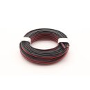 5m ROT/SCHWARZ Kabel/Litze 2-adrig Modellbahn/Modellbau...