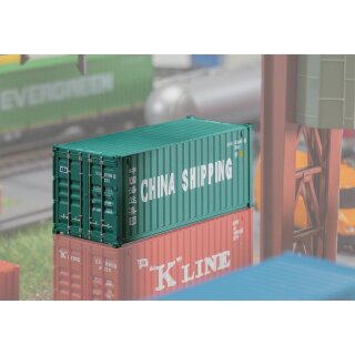 Faller H0 - 180828 - 20 Container CHINA SHIPPING