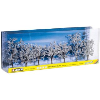 Noch H0 - 25075 - Winterbäume, 7 Stück, 8 - 10 cm hoch