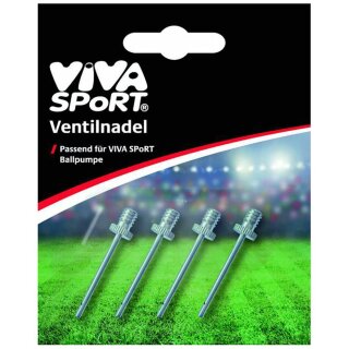 VIVA SPoRT - 4x Ersatznadeln/Ventilnadeln für Ballpumpen-Set