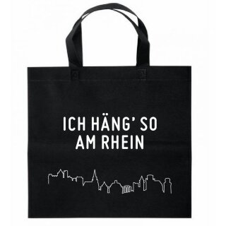 RKM550 - Einkaufsbeutel: Ich häng so am Rhein - Oberwesel-Edition, Baumwolltasche