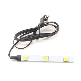 Krippen-Beleuchtung LED 3mm, 3,5 V konkav - braunes Kabel (60cm) +