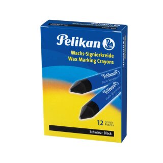 PELIKAN Signierkreide Wachs 6eckig schwarz 70A003 762 X