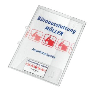 VELOFLEX Präsentationsmappe, A4 transparent 4441290 