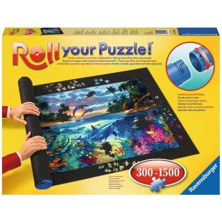 Ravensburger Roll your Puzzle - Puzzlematte für Puzzles mit bis zu 1500 Teilen, Puzzleunterlage zum Rollen, Praktisches Zubehör zur Aufbewahrung von Puzzles