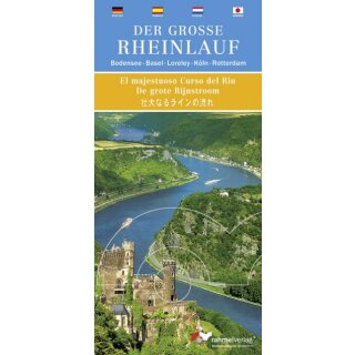 Rheinlauf von Bodensee bis Rotterdam Deutsch/Spanisch/Niederländisch/Japanisch, Rahmel Verlag