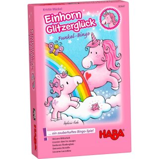 HABA 303647 Einhorn Glitzerglück - Funkel-Bingo