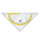 WEDO Geometriedreieck ohne Griff Geodreieck, 16cm X