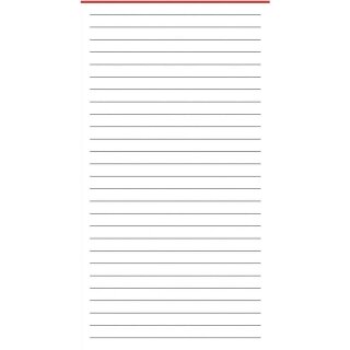 Ersatzeinlage Notizen Kompakt A6 50 Blatt liniert - BSB 02-0060